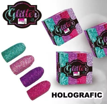 COLECCION ACRILICOS GLITTERS FANTASY